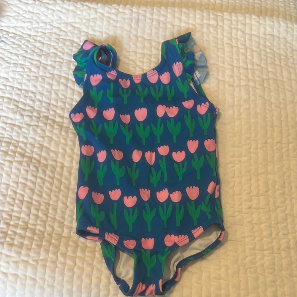 Blue and Pink Bodysuit One Piece